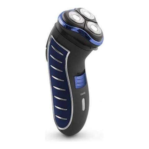 EBG002B Razor Rasoio Elettrico Ricaricabile Colore Nero / Blu  - Foto 1