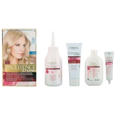 Excellence Creme Tinte 03 Rubio Ultra C Laro Ceniza - Foto 3