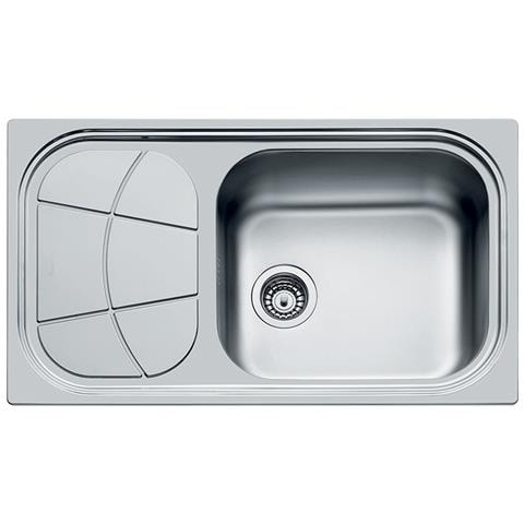 Lavello 860x500 Mm Big Bowl 1 Vasca + Gocc. Dx Inox Spazzolato Cod. 1561 202 - 1561202 - Foto 2