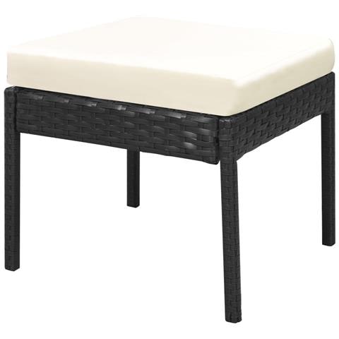 Set Divani Da Giardino 15 Pz In Polirattan Modulare Nero - Foto 2