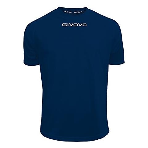 T - Shirt Givova One Givova Blu Corsa Sport Uomo Staff Running Jogging Allenamento Relax Calcio Calcetto Torneo Scuola Sport - Taglia Xl - Foto 1