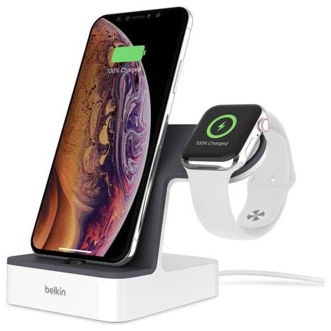 Pad di ricarica wireless doppio più economico per Apple Watch Series 5/4/3/2/1  e iPhone 11 Pro Max / XS Max / XR o telefoni cellulari abilitati Qi  (MH-Q500) - Produttore di caricabatterie