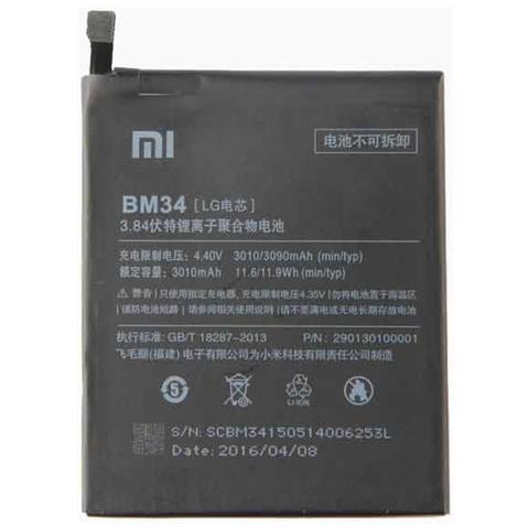 Batteria Originale Bm34 Mi Note Pro 4 G - Foto 1