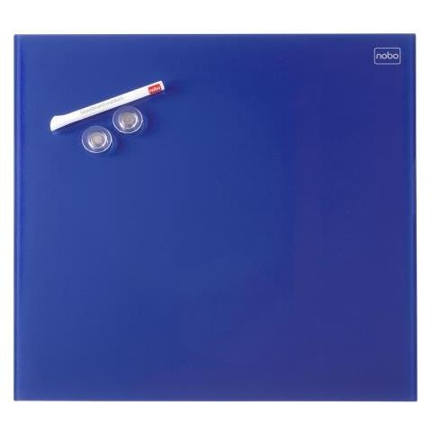 Lavagna Magnetica Blu In Vetro Diamond 450x450 In Confezione Per Vendita Al Dettaglio - Foto 1