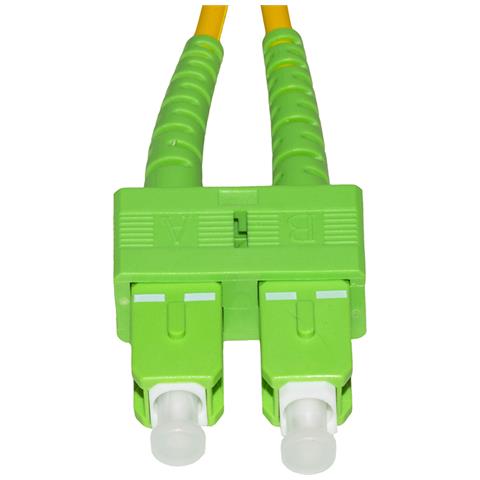 Cavo Fibra Ottica Apc Lc A Apc Sc Singlemode Duplex Mt. 10 - Foto 1