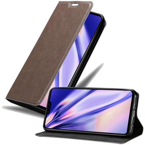 Custodia Compatibile Con Lg V50 In Bruno Caffè - Coperchio Protettiva Con Chiusura Magnetica, Funzione Stand E Tasca Per Le Carte - Foto 1