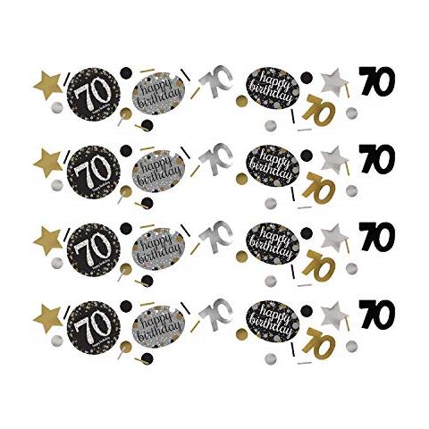 Coriandoli Oro Per Festa Dei 70 Anni, 34 G - Foto 1