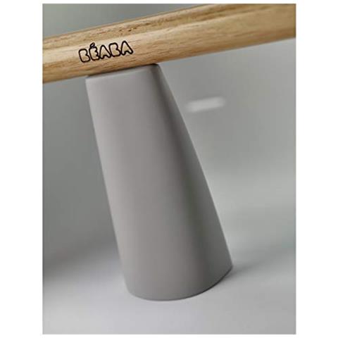 Beaba 912.598 Seggiolone Up & Down, Ergonomico, Evolutivo, Con Ripiano Rimovibile 6 Altezze Regolabili, Comodo, Di Design, Materiali Robusti, Prodotto In Francia, Grigio / Bianco - Foto 2