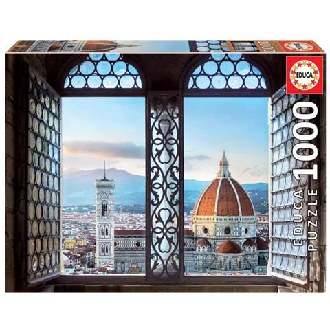 EDU18460 Puzzle da 1000 Pezzi - Vista di Firenze - Foto 1