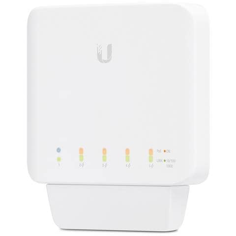 Unifi Switch Usw-flex - Switch - Managed - 4 X 10/100/1000 (poe) + 1 X 10/100/1000 (poe++) - Wandmontierbar, Stangenmontage - Poe++ (46 W) (packung Mit 3) (usw-flex-3)  - Foto 1