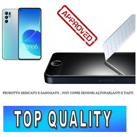 Tempered Glass Screen Protector Pellicola Vetro Temprato Per Oppo Reno6 4g - Foto 1