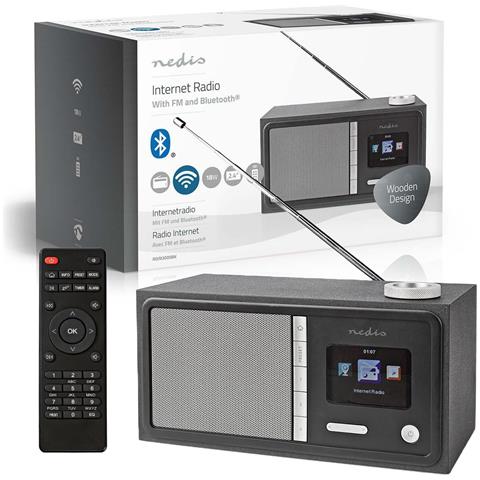 Radio Web Fm Dab+ Stereo Hi Fi Bluetooth Mp3 Meteo App Scaricabile Rdin3000bk - Foto 1