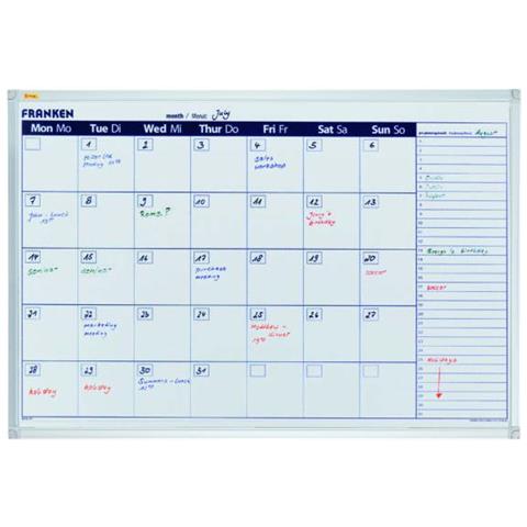 Agenda mensile bianca con magnete 98 cm x 96 cm - Foto 1