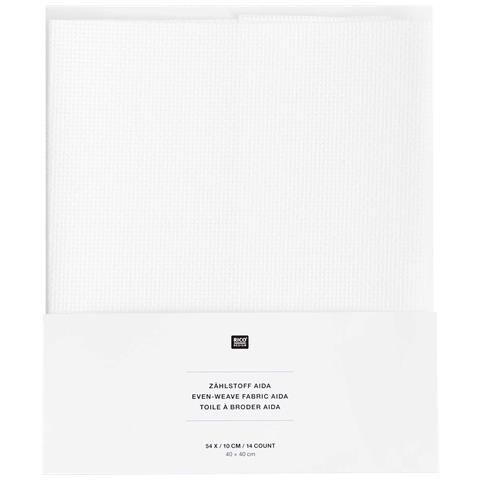 Tela Aïda Da Ricamare 5,4 Punti 40 X 40 Cm - Foto 1