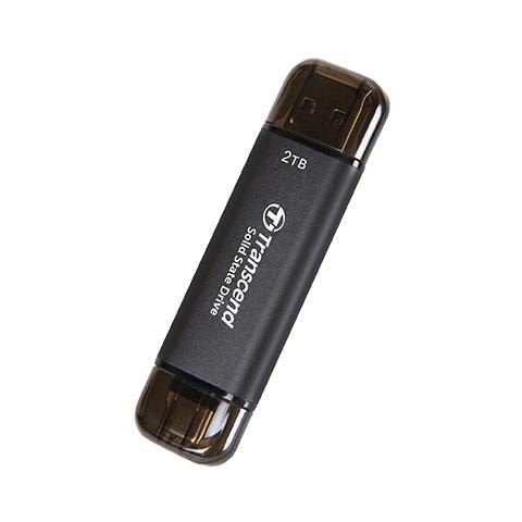 TS2TESD310C unità esterna a stato solido 2 TB Da USB tipo A a USB tipo C 3.2 Gen 2 (3.1 Gen 2) Nero - Foto 2