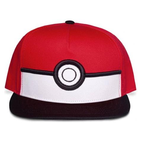 Pokémon Pokeball Snapback Cap - Cappello Pokeball Visiera Piatta - - Foto 1