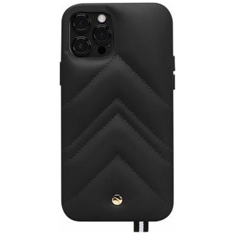 Cover Per Iphone 12 Pro Max In Pelle Louvre, Nero - Foto 1