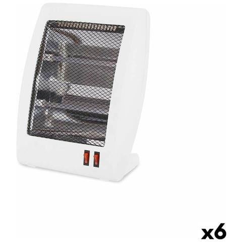 Stufetta Al Quarzo 400-800 W Bianco (6 Unità) - Foto 1