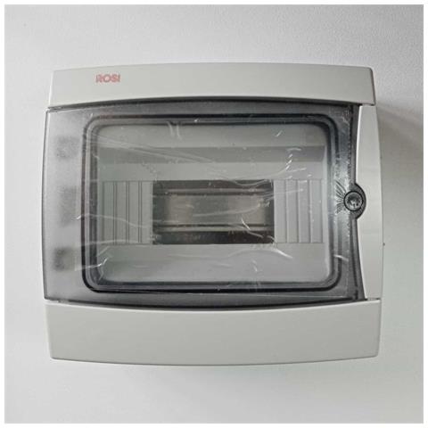 Centralino Stagno Cassetta Da Parete Con Sportello Capienza 4 Moduli Ip65 - Foto 1