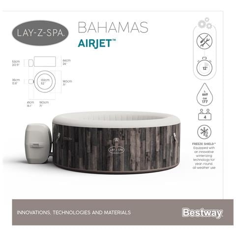 Piscina Spa Idromassaggio Lay-z-spa Bahamas Airjet 60005 - Foto 2