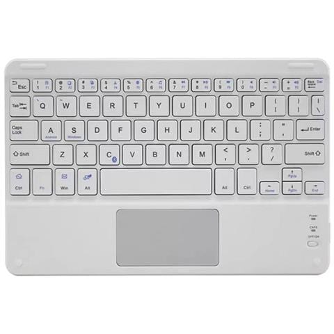 Tastiera Touchpad Wireless Per Tablet White M - Foto 1