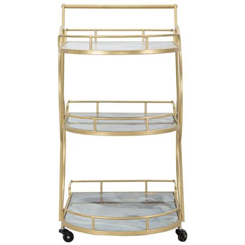 Carrello Marble Glass Mix Cm71x45,5x84,5 - Foto 2