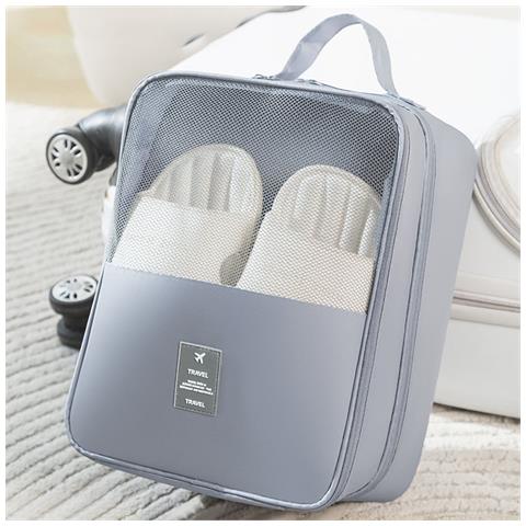 Borsa Da Viaggio Per Scarpe Grey - Foto 4