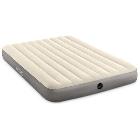Set Materassino Gonfiabile - 203x152x25 Cm - Beige - Include Accessori Coordinati Cb2 - Foto 2
