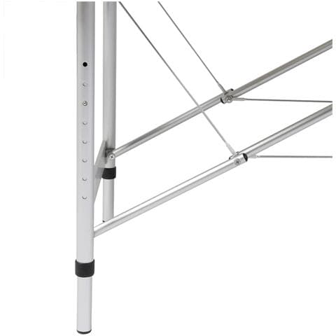 Lusso Casadino -  Lettino Pieghevole Da Massaggio Nero 2 Zone Telaio In Alluminio - Foto 1