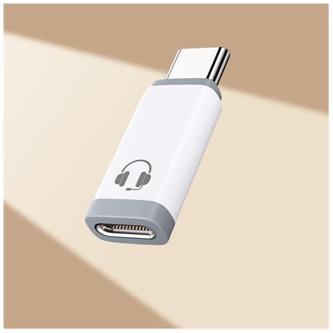 Adattatore Fd11 Da Usb-c Maschio A Lightning Femmina - Bianco - Foto 2