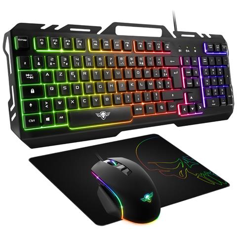 PRO MK5 tastiera Mouse incluso Gaming USB AZERTY Francese Nero - Foto 1