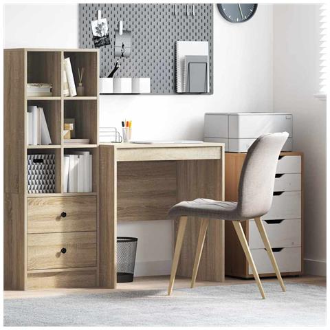 Scrivania per Computer Rovere Sonoma Legno ingegnerizzato - Foto 2