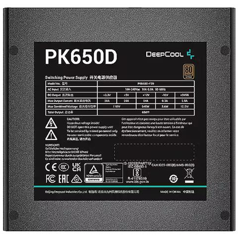 Alimentatore PC Gamer Storm PK650D Potenza 650 W Certificazione 80 PLUS Bronze Colore Nero - Foto 2