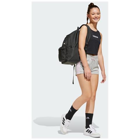 Classic 3 Bar Logo Backpack 27.5l Ji6953, Unisex, Nero, Marime Universala - Foto 2