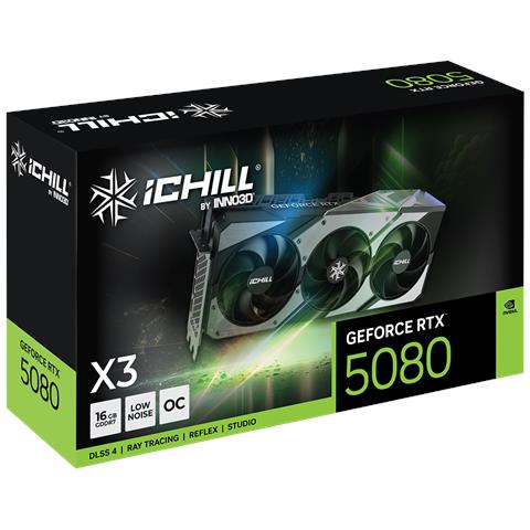 iChill GeForce RTX 5080 X3 16GB GDDR7 PCI Express 5.0 - Foto 1