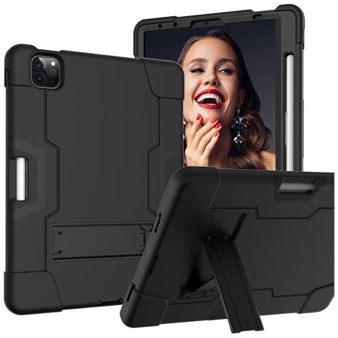 Custodia Per Ipad Pro 5/4/3 12.9"" Con Supporto E Alloggiamento Per Stilo Nera - Foto 1