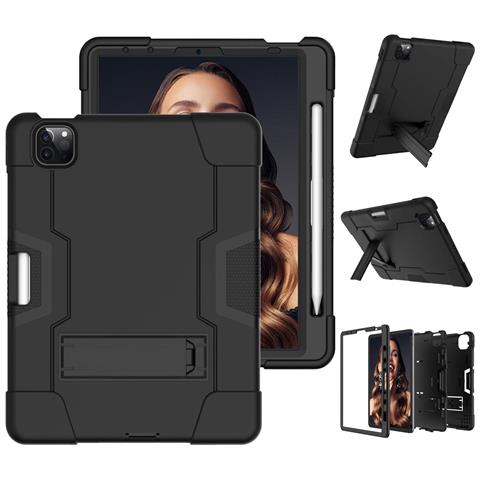 Custodia Per Ipad Pro 5/4/3 12.9"" Con Supporto E Alloggiamento Per Stilo Nera - Foto 4