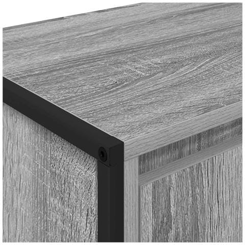 Mobile TV Grigio Sonoma 140 x 36 x 49.5 cm Legno multistrato - Foto 9