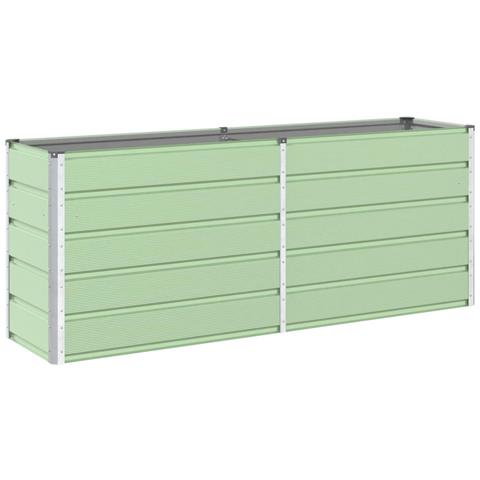 Fioriera Verde Pastello 480 x 50 x 45 cm Acciaio zincato - Foto 1