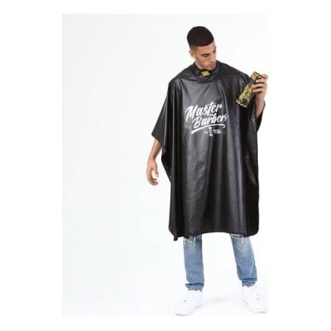 Cappotto Nero Da Barbiere Con Collo In Neoprene Master Barbers, - Foto 2