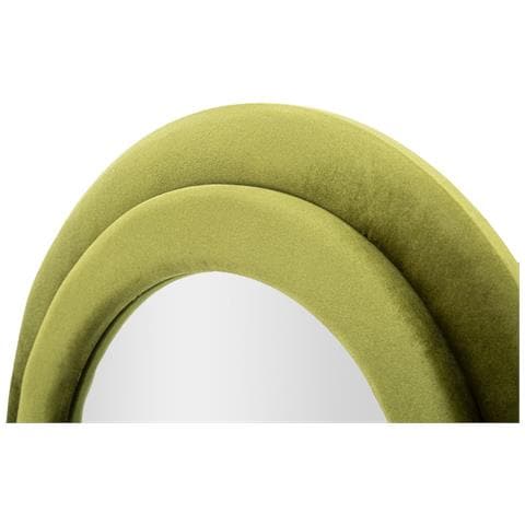 Specchio Con Cornice Onde 1-verde-mdf-60x4x160 Cm - Foto 2