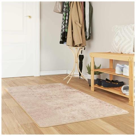 Runner Tappeto MARSA Beige 80 x 200 cm Poliestere e PVC - Foto 2