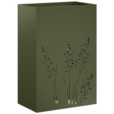 Vaso da giardino Verde Oliva 50 x 30 x 75 cm - Foto 1