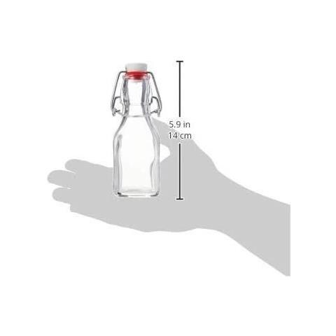 Set 20 Bottiglie Vetro Miniswing Lt0.125 Con Tappo Brocche Tavola Bottiglie - Foto 3