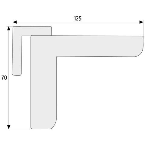 2603 S Abts46891 - Mini Chiavistello Per Porte, Colore: Bianco - Foto 3