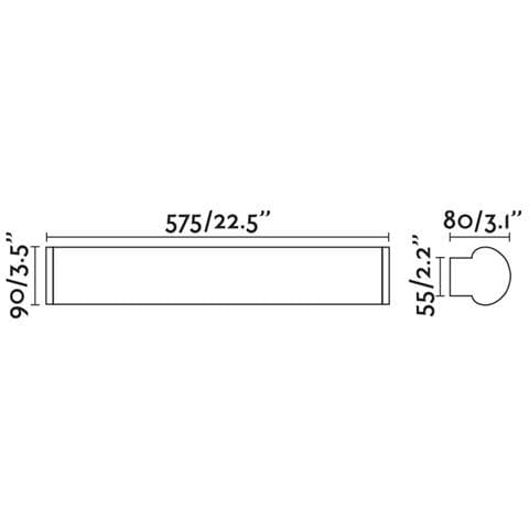 Bagno Led Integrato Sopra Lo Specchio In Bronzo Chiaro, 2700k, Ip44 - Foto 2