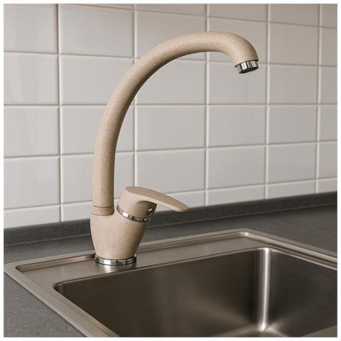 Ogomondo Miscelatore Oslo Orientabile Ottone Colorato Per Lavello Cucina *** Finitura- : Avena 2 - Foto 3