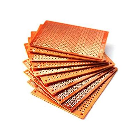 10 Pezzi Universale Pcb Prototype Kit Consiglio Per Diy Di Saldatura 5cmx7cm - Foto 1