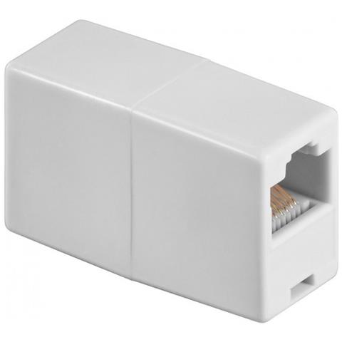 RJ-45 Adapter RJ-45 RJ-45 Bianco cavo di interfaccia e adattatore - Foto 1