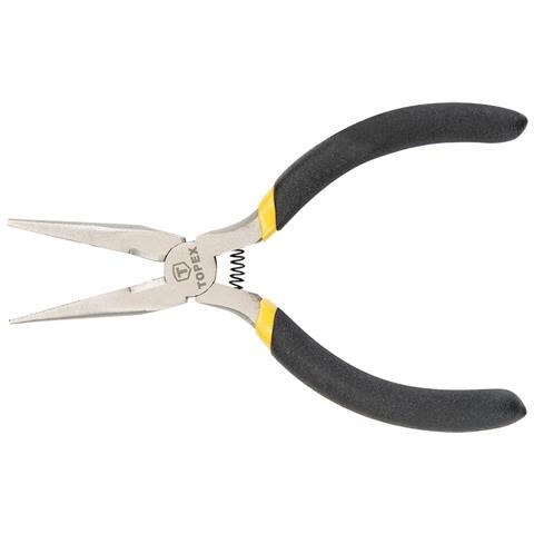 Pinza A Becchi Mezzotondi 130mm Con Molla, Acciaio Crv - Foto 4